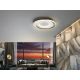 Lustre aplicate - Lustra LED aplicata design modern circular Limbos alb/auriu
