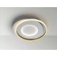Lustre aplicate - Lustra LED aplicata design modern circular Limbos alb/auriu