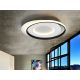 Lustre aplicate - Lustra LED aplicata design modern circular Limbos alb/negru