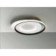 Lustre aplicate - Lustra LED aplicata design modern circular Limbos alb/negru