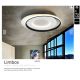 Lustre aplicate - Lustra LED aplicata design modern circular Limbos alb/negru
