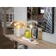Veioze - Veioza / Lampa de masa design elegant Fungi alb/ chihlimbar