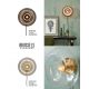 Lustre aplicate - Plafoniera din sticla Brussels negru/ antracit