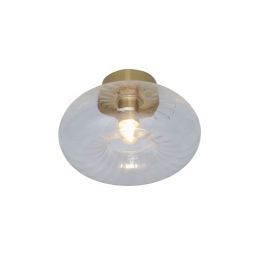 Lustre aplicate - Plafoniera din sticla Brussels auriu/ transparent