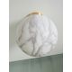 Lustre aplicate - Plafoniera din sticla cu aspect de marmura Carrara 22cm