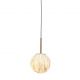 Pendule, Lustre suspendate - Lustra, pendul din sticla cu aspect de marmura Carrara small auriu