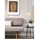 Pendule, Lustre suspendate - Lustra, pendul din sticla cu aspect de marmura Carrara small auriu