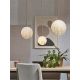 Pendule, Lustre suspendate - Lustra, pendul din sticla cu aspect de marmura Carrara large auriu