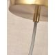 Pendule, Lustre suspendate - Lustra, pendul din sticla cu aspect de marmura Carrara large auriu