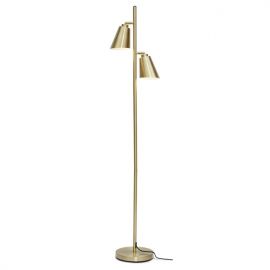Lampadare - Lampadar, Lampa de podea cu doua spoturi directionabile Bremen auriu