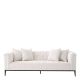 Canapele - Canapea fixa design LUX cu aspect Chesterfield Cesare, lyssa off-white