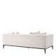 Canapele - Canapea fixa design LUX cu aspect Chesterfield Cesare, lyssa off-white