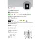 Spoturi - Spot LED de exterior IP65 iluminat ambiental DART-1 Black
