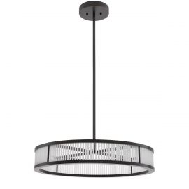 Candelabre, Lustre - Lustra LED dimabila suspendata design elegant Thibaud S, bronz