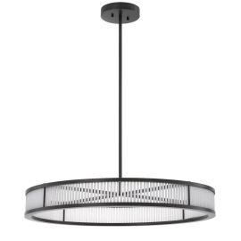 Candelabre, Lustre - Lustra LED dimabila suspendata design elegant Thibaud L, bronz