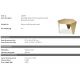 Masute Living - Masuta de cafea design LUX Metro Chic alama periata
