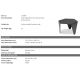 Masute Living - Masuta de cafea design LUX Metro Chic bronz