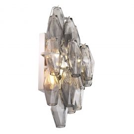 Aplice, corpuri de iluminat pentru pereti - Aplica de perete design elegant LUX Benini nickel