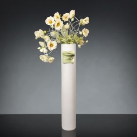 Aranjamente florale LUX - Aranjament floral mare CYLINDER DAVID EYE WITH POPPY