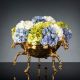Aranjament floral design LUX VASE HORSES HYDRANGEA