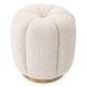 Banchete-Tabureti - Taburete elegant design LUX Orchanic, Bouclé cream