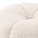 Banchete-Tabureti - Taburete elegant design LUX Orchanic, Bouclé cream