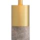 Veioze - Veioza design LUX marmura gri/ metal alama Flair M
