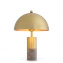 Veioza design LUX marmura gri/ metal alama Flair S