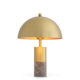 Veioze - Veioza design LUX marmura gri/ metal alama Flair S
