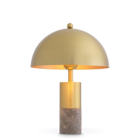 Veioze - Veioza design LUX marmura gri/ metal alama Flair S