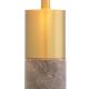 Veioze - Veioza design LUX marmura gri/ metal alama Flair S