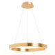 Candelabre, Lustre - Lustra LED design modern circular CARLO auriu, diametru 40cm