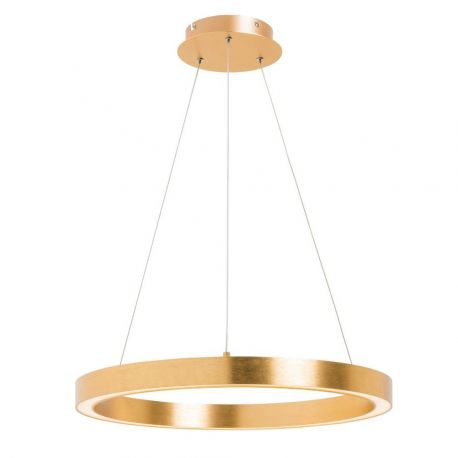 Candelabre, Lustre - Lustra LED design modern circular CARLO auriu, diametru 40cm
