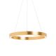 Candelabre, Lustre - Lustra LED design modern circular CARLO auriu, diametru 40cm