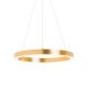 Candelabre, Lustre - Lustra LED design modern circular CARLO auriu, diametru 40cm