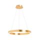 Candelabre, Lustre - Lustra LED design modern circular CARLO auriu, diametru 40cm