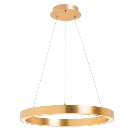 Candelabre, Lustre - Lustra LED design modern circular CARLO auriu, diametru 50cm