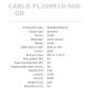 Candelabre, Lustre - Lustra LED design modern circular CARLO auriu, diametru 50cm