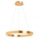 Candelabre, Lustre - Lustra LED design modern circular CARLO auriu, diametru 60cm