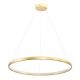 Lustra LED design modern circular CARLO auriu, diametru 80cm