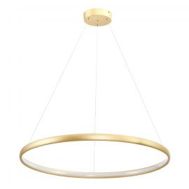Candelabre, Lustre - Lustra LED design modern circular CARLO auriu, diametru 80cm
