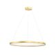 Candelabre, Lustre - Lustra LED design modern circular CARLO auriu, diametru 80cm