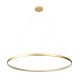 Lustra LED design modern circular CARLO auriu, diametru 120cm