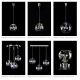 Lustre Cristal Bohemia - Lustra cu 3 pendule design LUX decorativ PRIMAVERA 08-CH