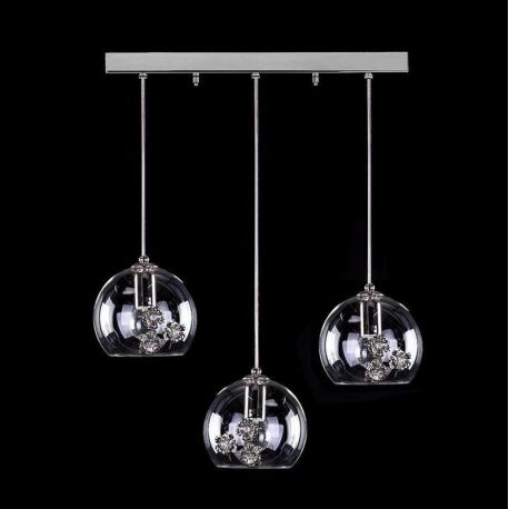 Lustre Cristal Bohemia - Lustra cu 3 pendule design LUX decorativ PRIMAVERA 08-CH