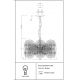 Candelabre, Lustre - Candelabru elegant design Art Deco Aster