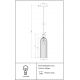 Pendule, Lustre suspendate - Lustra, Pendul modern in stil retro Antic Cognac