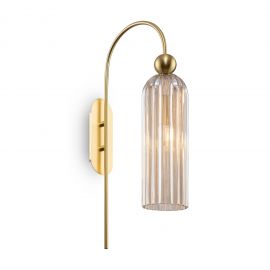 Aplice, corpuri de iluminat pentru pereti - Aplica de perete moderna in stil retro Antic Cognac