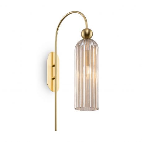 Aplice, corpuri de iluminat pentru pereti - Aplica de perete moderna in stil retro Antic Cognac