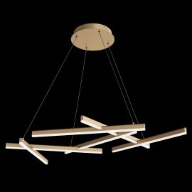 Candelabre, Lustre - Lustra LED design modern Line auriu mat 3000K